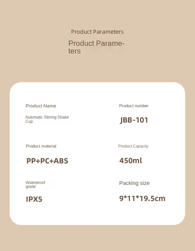 Shaker Cup Usb Rechargeable/ Shaker for Protein