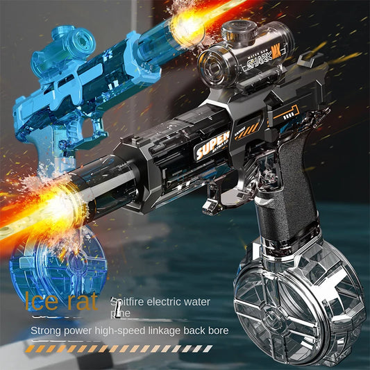 Electric Water Gun With light Sprays Flame Effect