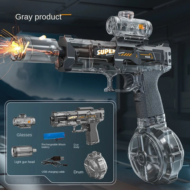 Electric Water Gun With light Sprays Flame Effect