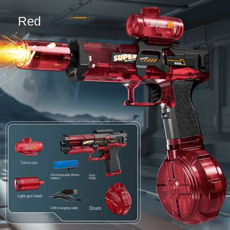 Electric Water Gun With light Sprays Flame Effect